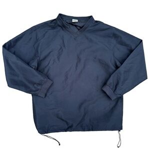 HPI | Water and Wind Resistant Blue V-Neck Pullover Outdoor Windbreaker